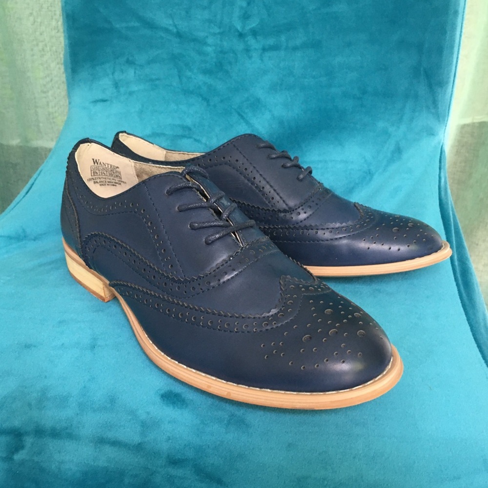 NWOB Navy oxfords